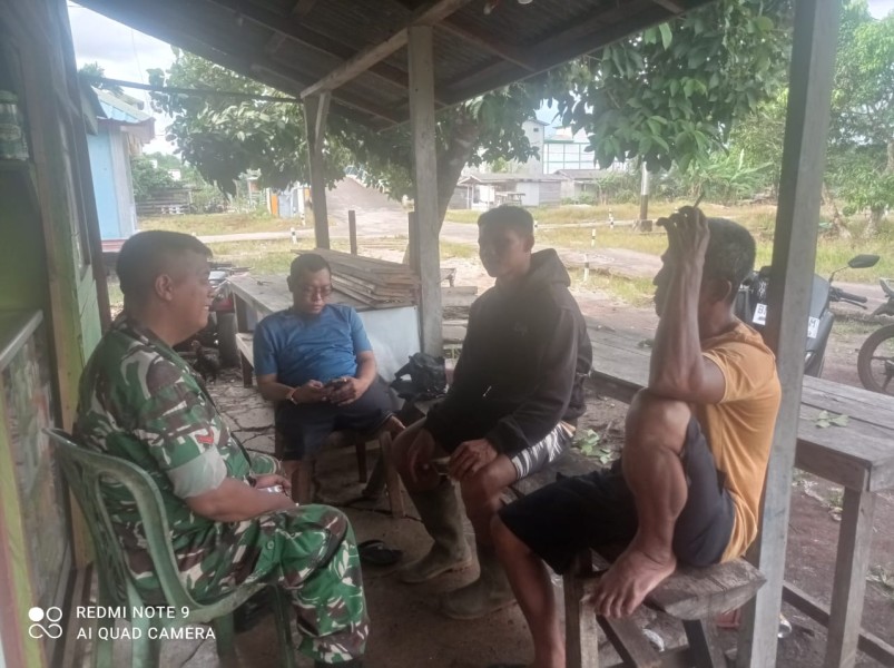 Pengawasan SDM, Babinsa Ajak Warga Tingkatkan Kepedulian Sosial