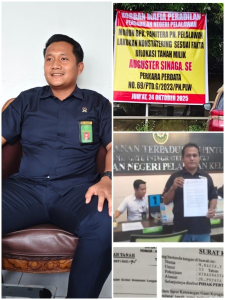 Hasil Konstatering Ungkap Ketidaksesuaian Objek, PN Pelalawan Tegaskan: Objek Bisa Dinyatakan Non-Eksekutabel