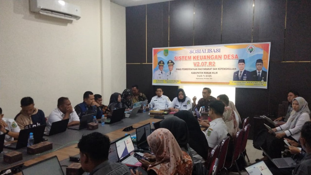 BRK Syariah dan DPMK Rohil Edukasi Transaksi Non-Tunai 159 Desa, Fokus Akuntabilitas