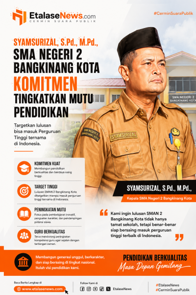 Syamsurizal Tegaskan Komitmen Tingkatkan Mutu Pendidikan, SMAN 2 Bangkinang Kota Bidik Lulusan Tembus Perguruan Tinggi Ternama