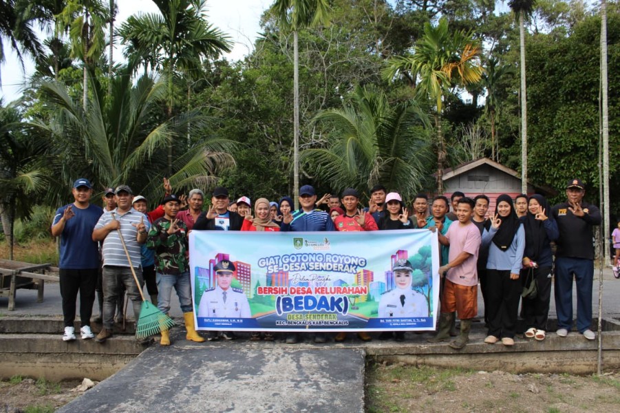 Giat Gotong Royong BEDAK: Semangat Kebersamaan yang Terjalin Menjadi Modal Berharga untuk Kemajuan Desa Senderak ke Depannya