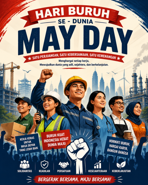 May Day Koperasi Jasa Penyembal Bahari Mandiri,Soroti Nasib Buruh di Kota Dumai