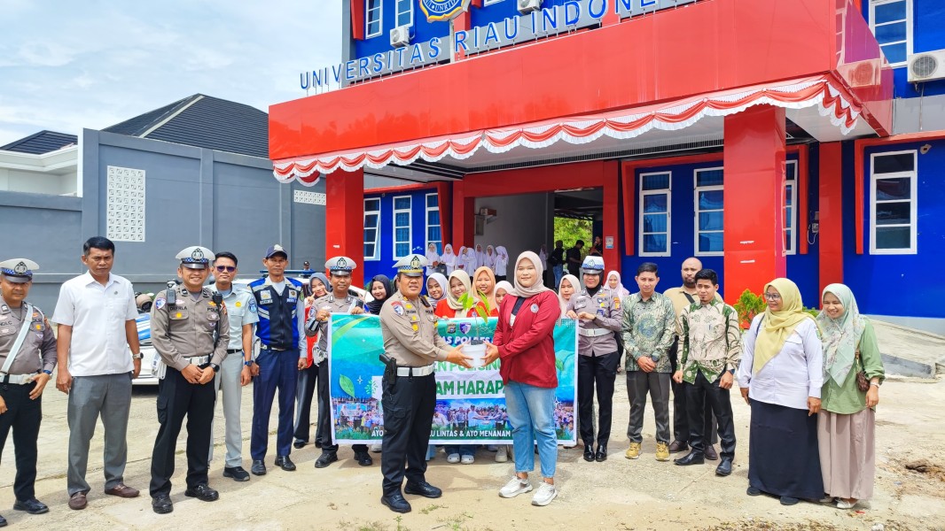 Polantas Inhu Datangi Kampus Unrida, Ternyata Sosialisasi Tertib Berkendara Ops Zebra