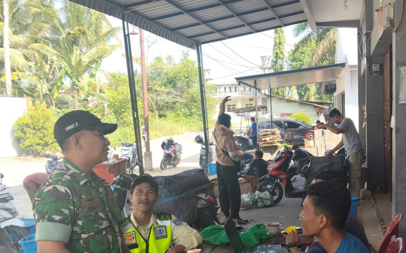 Jaga Objek Vital Nasional, Koramil 02 Intensifkan Patroli Jalur Pipa Minyak di Bukit Kapur