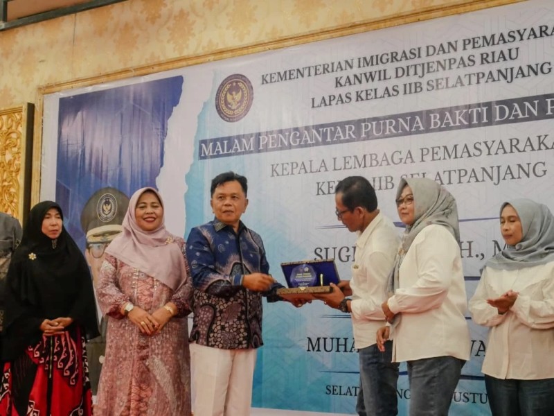 Bupati Asmar Hadiri Sertijab Kalapas Selatpanjang