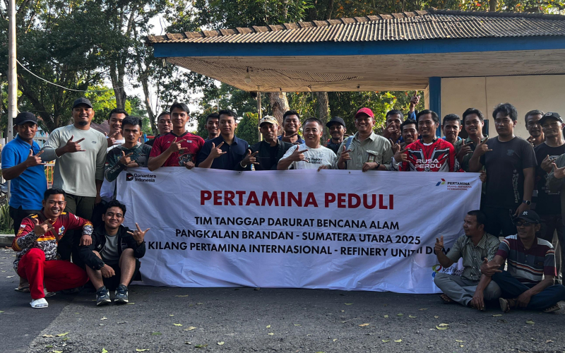 Respons Cepat Banjir Langkat: Pertamina Fokus Evakuasi Warga, Air Bersih, dan Penanganan Medis