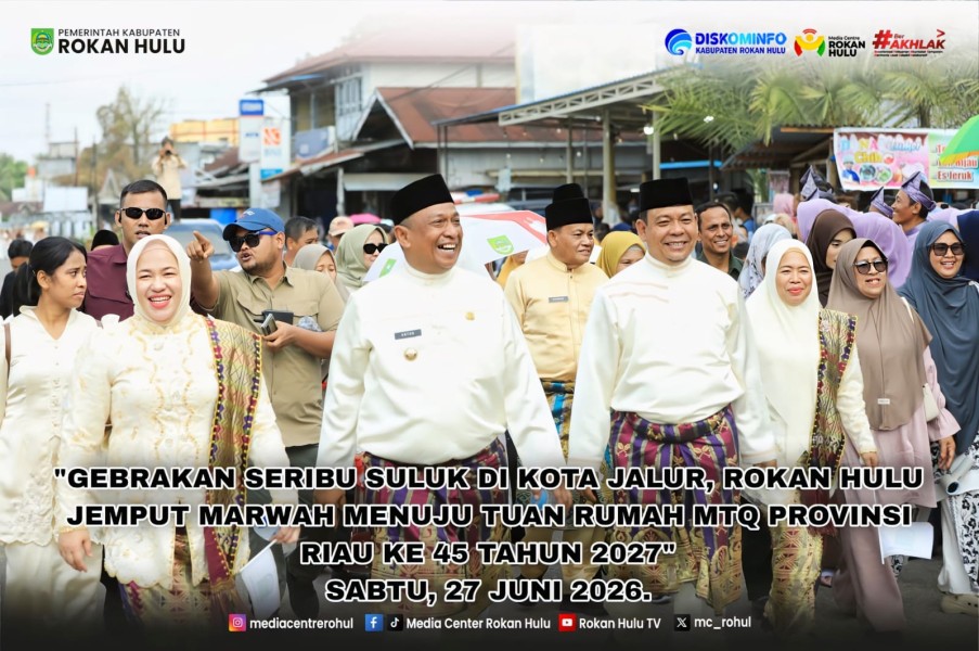 Gebrakan Seribu Suluk di Kota Jalur: Rokan Hulu Jemput Marwah Menuju Tuan Rumah 2027