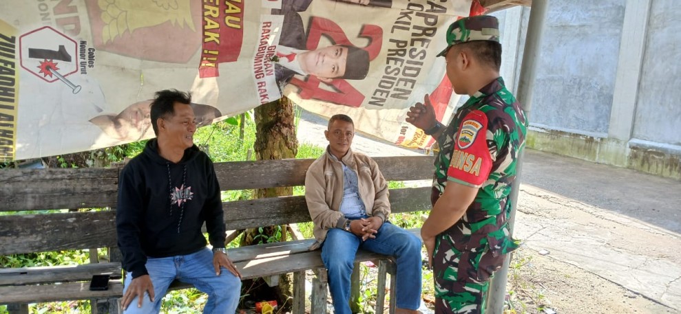Babinsa Koramil 06/Kateman Sosialisasikan Pendaftaran Calon Anggota TNI AD Tahun 2025