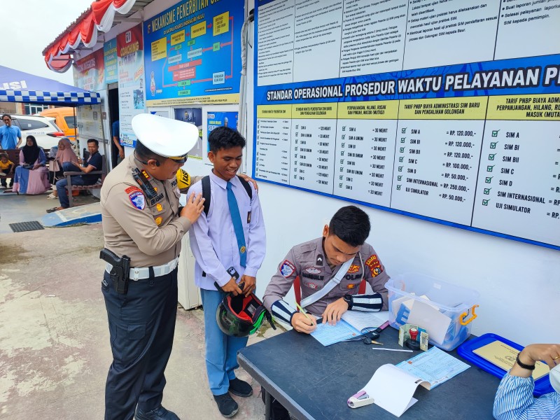 Hari Pertama Operasi Patuh, Polres Inhu Tilang 30 Pelanggar