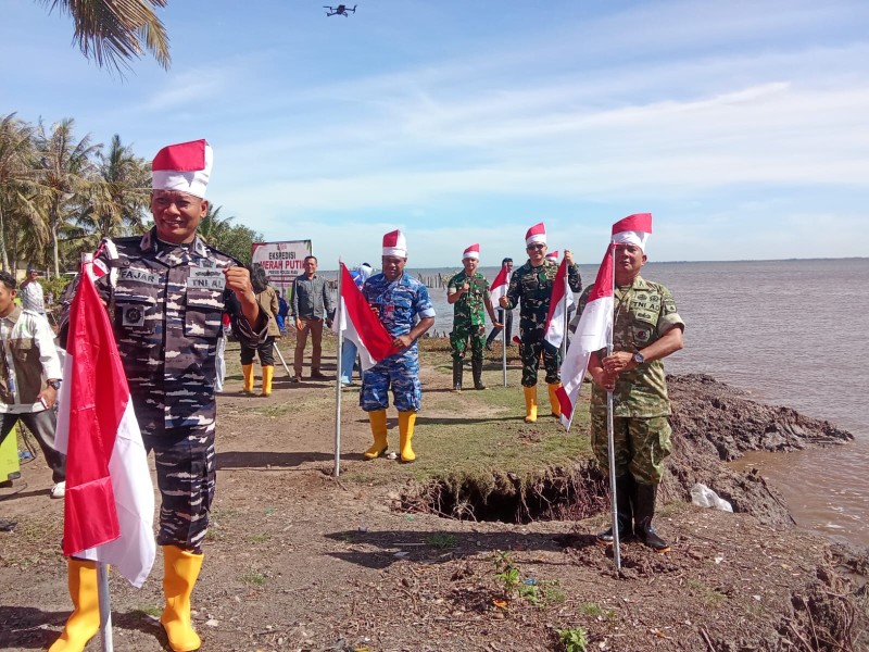 Wakili Dandim 0320/Dumai, Kapten Inf Syuar Hendri Hadiri Expedisi Merah Putih di Mundam