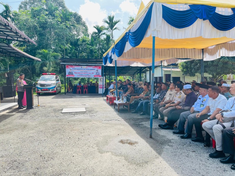 Kapolsek Sungai Apit Gelar Ramah Tamah Bersama Upika dan Tokoh Masyarakat, Pererat Sinergi Jaga Kamtibmas