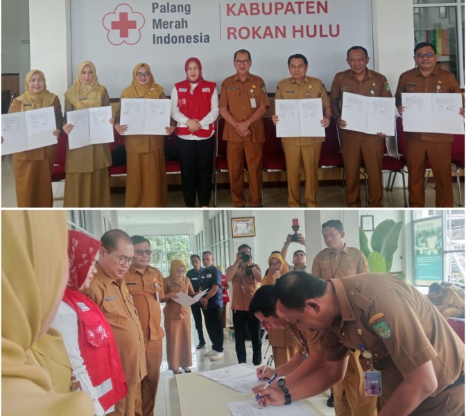 PMI Rohul dan OPD Bersinergi, Donor Darah Rutin Jadi Solusi Ketersediaan Stok