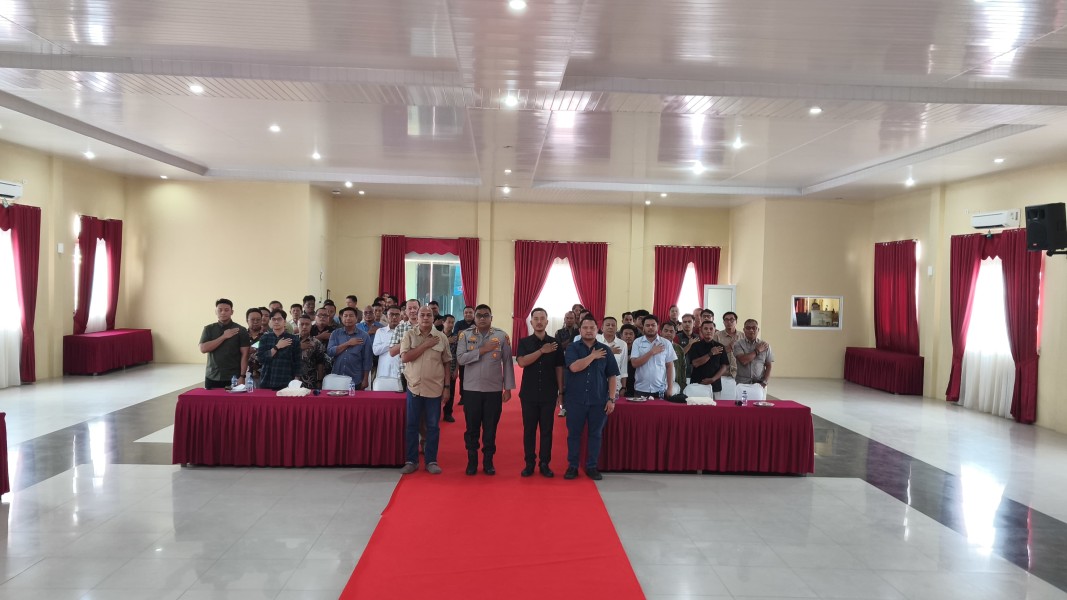 Kapolres Kampar Pimpin Raker Pembangunan Jembatan Merah Putih Tahap II, Target Lancar dan Manfaat Masyarakat