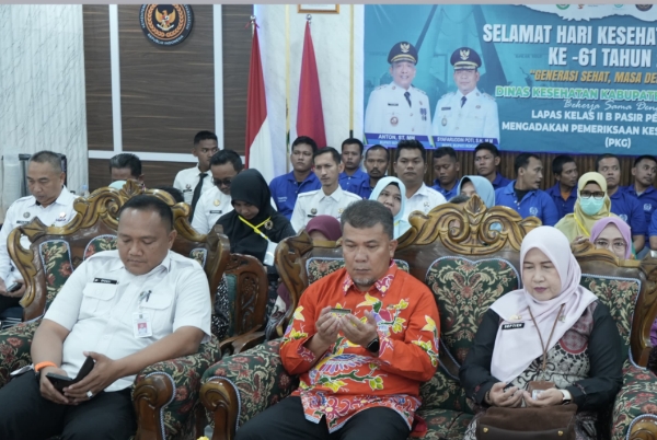 Pemkab Rohul Gelar Cek Kesehatan Gratis di Lapas Pasir Pengaraian, Peringati HKN ke-61