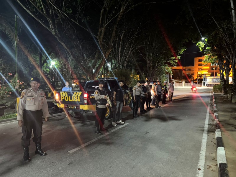 Tim Raga Polres Inhil Intensifkan Patroli Malam KRYD, Sasar Premanisme dan Kejahatan Jalanan di Titik Rawan