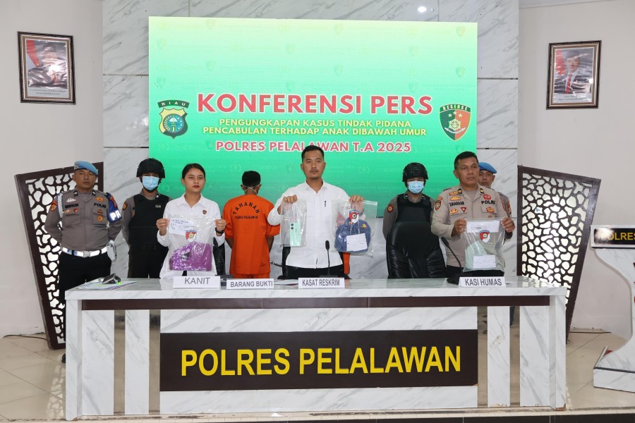 Bejat! Ayah Tiri di Pelalawan Cabuli Dua Anak Sambungnya Sejak 2023, Polisi Ringkus Tanpa Perlawanan