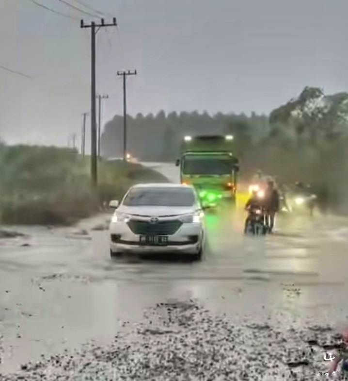 Didanai APBN, Jalan Tualang–Sungai Mandau Sepanjang 1,3 Km Mulai Dibangun