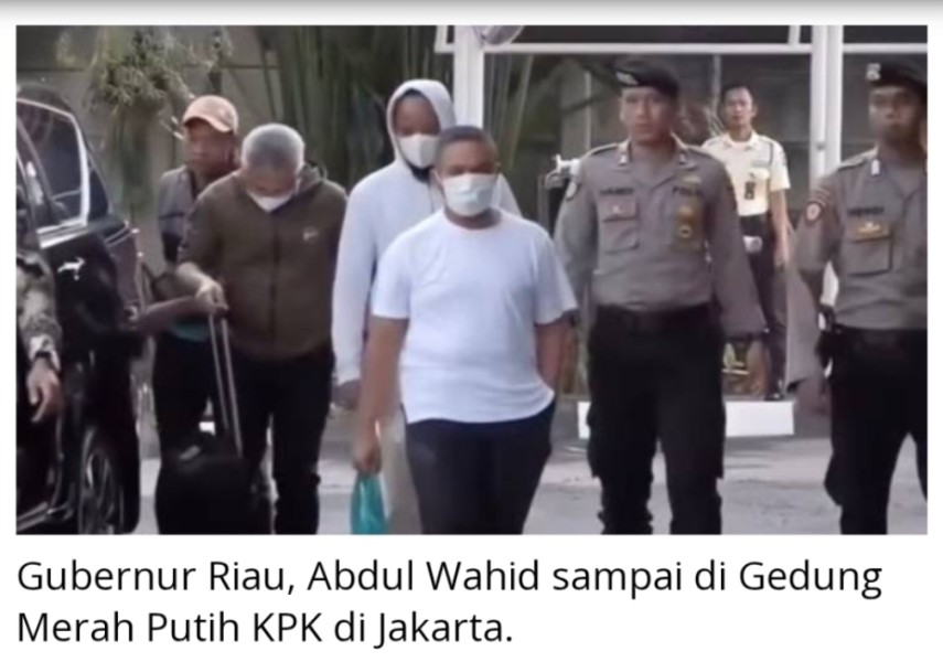 Gubernur Riau Abdul Wahid Terjaring OTT KPK, 8 Orang Diboyong ke Jakarta