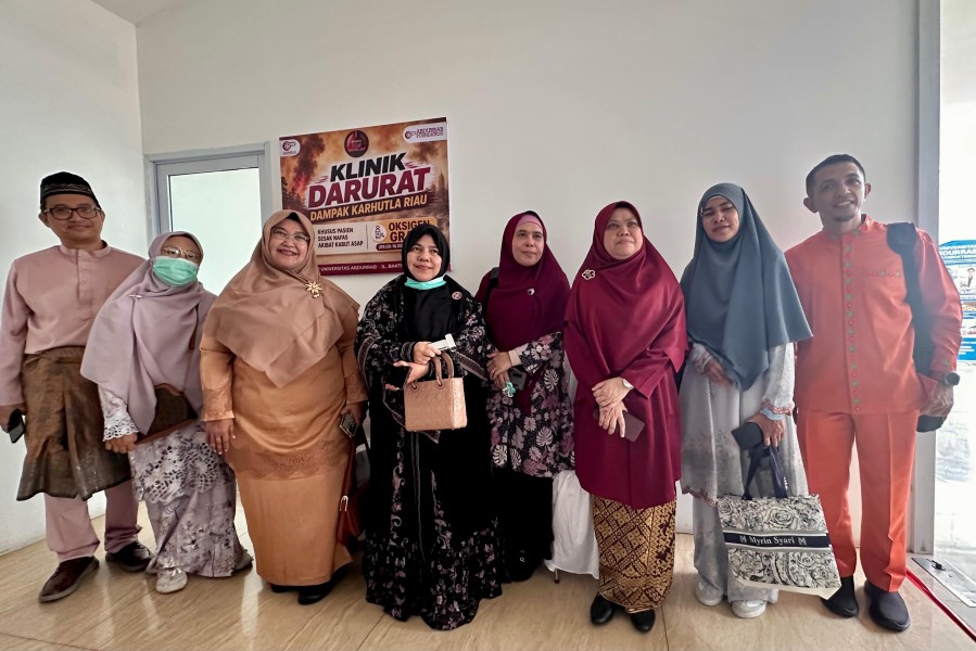 Universitas Abdurrab Resmikan Klinik Darurat Dampak Karhutla, Gagas Gerakan Riau Merdeka Asap
