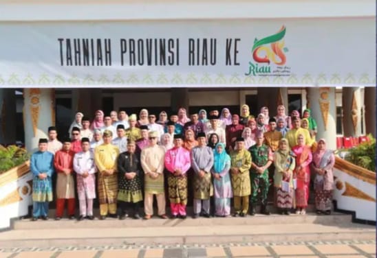 Lapas Kelas IIB Pasir Pangaraian Hadiri Upacara HUT ke-68 Provinsi Riau