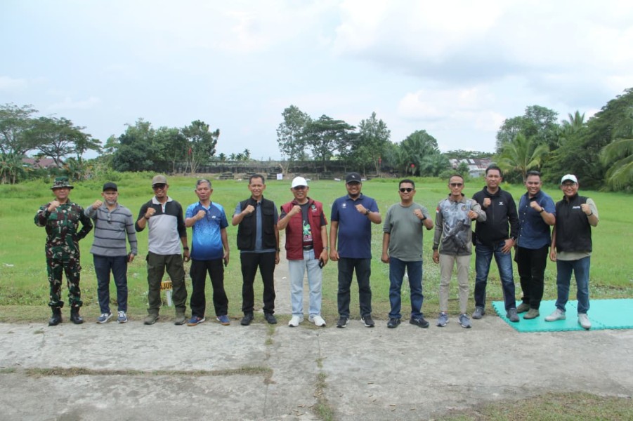 Pererat Silaturahmi dan Sinergi, Kodim 0314/Inhil Gelar Latihan Menembak Bersama Forkopimda