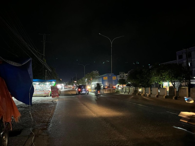 Panel Lampu PJU Sejumlah Ruas Jalan Pekanbaru Dicuri OTK