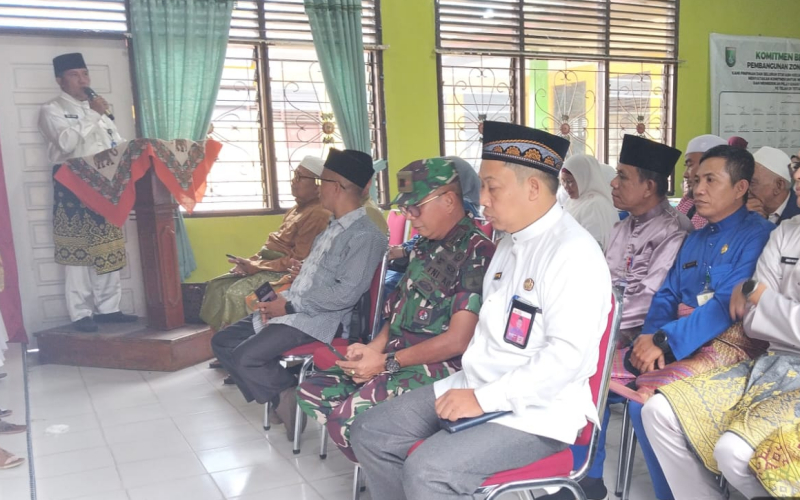 Danramil 02 Hadiri Tepung Tawar, 32 Jemaah Haji Bukit Kapur Siap Berangkat ke Tanah Suci
