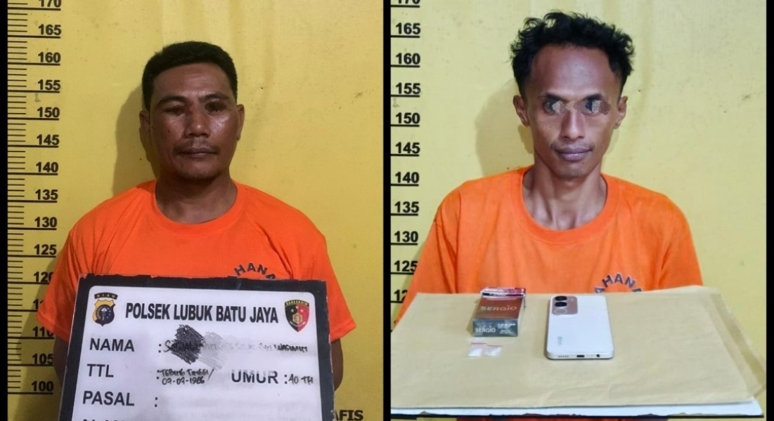 Polsek LBJ Ungkap Kasus Sabu, Dua Tersangka Diringkus Ditempat Berbeda