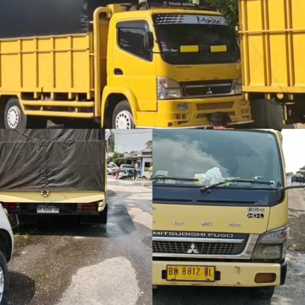 Polres Pelalawan Amankan Dua Truk Colt Diesel Diduga Angkut BBM Non Subsidi