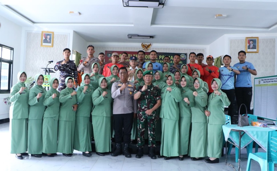 Sambut HUT ke-80 TNI, Kodim 0314/Inhil Gelar Bakti Teritorial Layanan Kesehatan Gratis