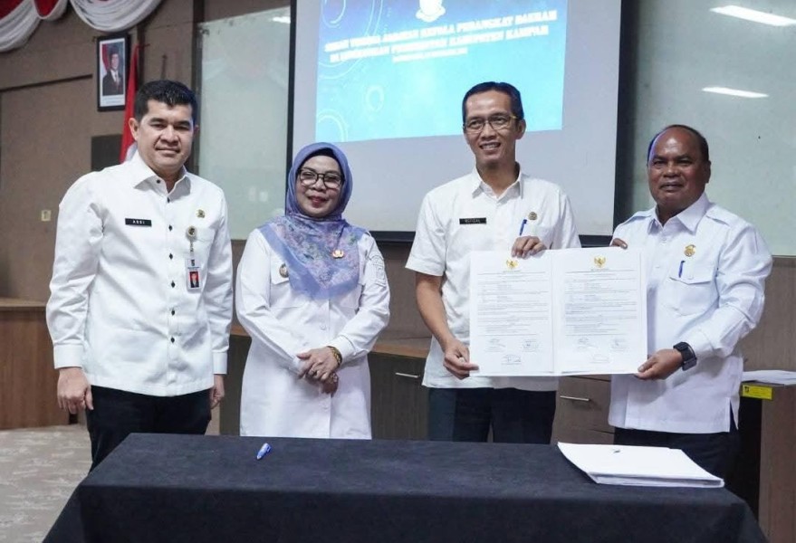 Wabup Kampar Pimpin Sertijab Pejabat Pemkab, Tegaskan Loyalitas Profesionalisme, yang Bikin Gaduh tak Pro Rakyat akan Dicopot