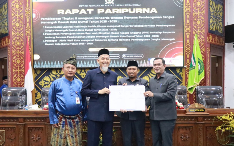 Wali Kota Dumai Apresiasi DPRD: RPJMD 2025–2029 Jadi Dasar Pembangunan Strategis