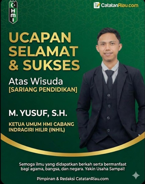 M. Yusuf, Ketum HMI Inhil yang Dikenal Progresif dan Tegas dalam Mengawal Isu Daerah