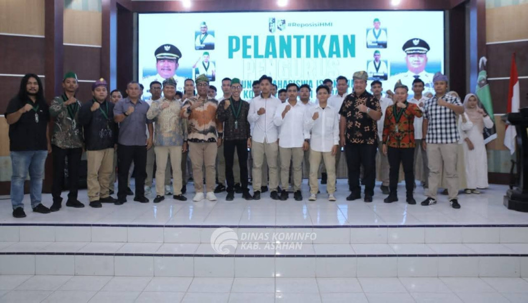 HMI Cabang Kisaran-Asahan Resmi Dilantik, Bupati Tekankan Sinergi dan Peran Mahasiswa