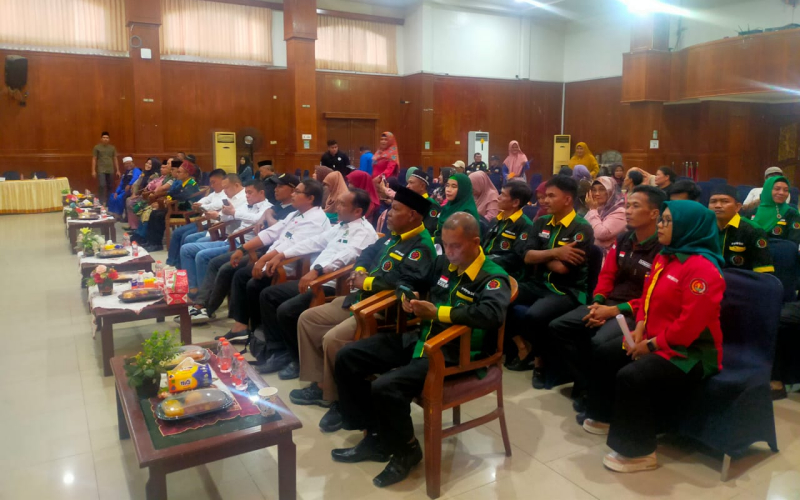 Kodim 0320 Dumai Hadiri Pelantikan Organisasi Pedagang dan Koperasi Pasar Bunda Sri Mersing