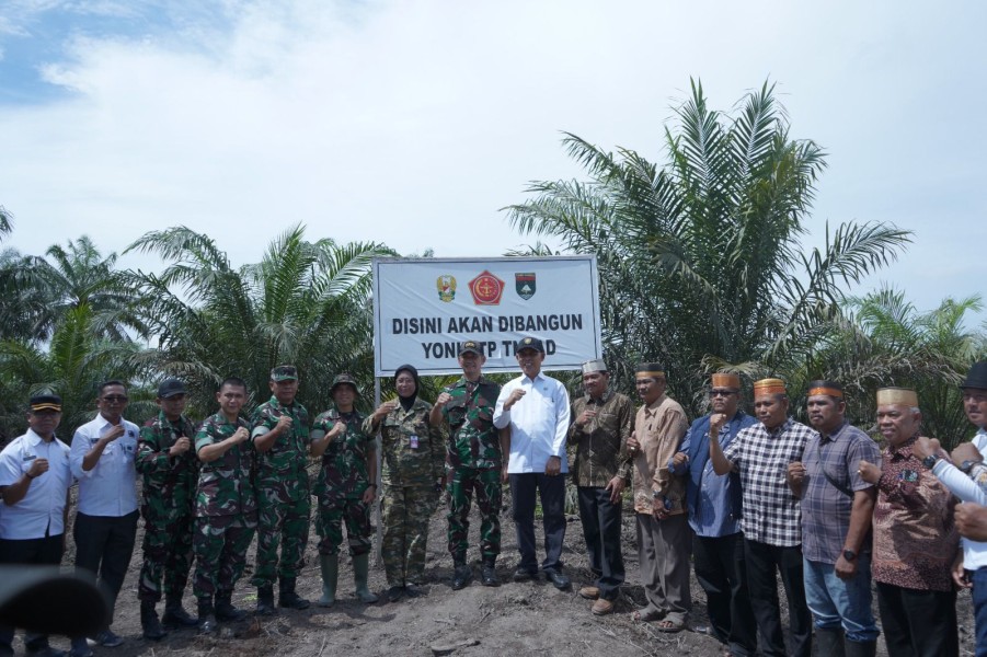 Pemkab Inhil Dukung Pembangunan Batalyon Ketahanan Pangan, Kemhan RI Tinjau Lokasi di Kempas