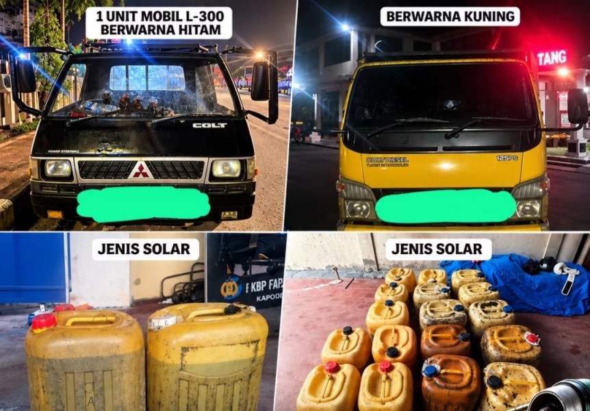 Diduga Libatkan Sejumlah SPBU, Polisi Bongkar Praktik Penyelewengan Solar Subsidi di Kempas Inhil, Tiga Orang Jadi Tersangka