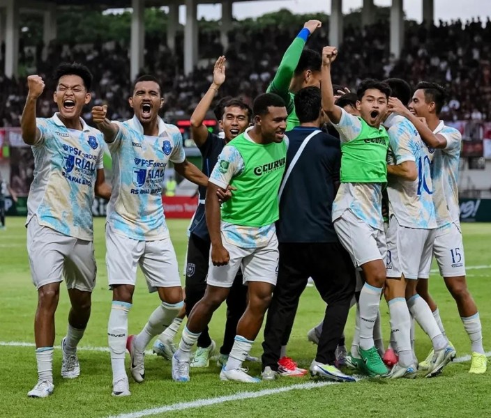 Masuk dari Bangku Cadangan, Hari Nur Jadi Pahlawan Kemenangan PSPS atas Persekat Tegal