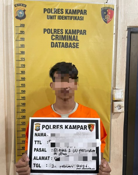 Polres Kampar Tangkap Pelaku Pencabulan, Korban Sudah Dicabuli Berulang Kali