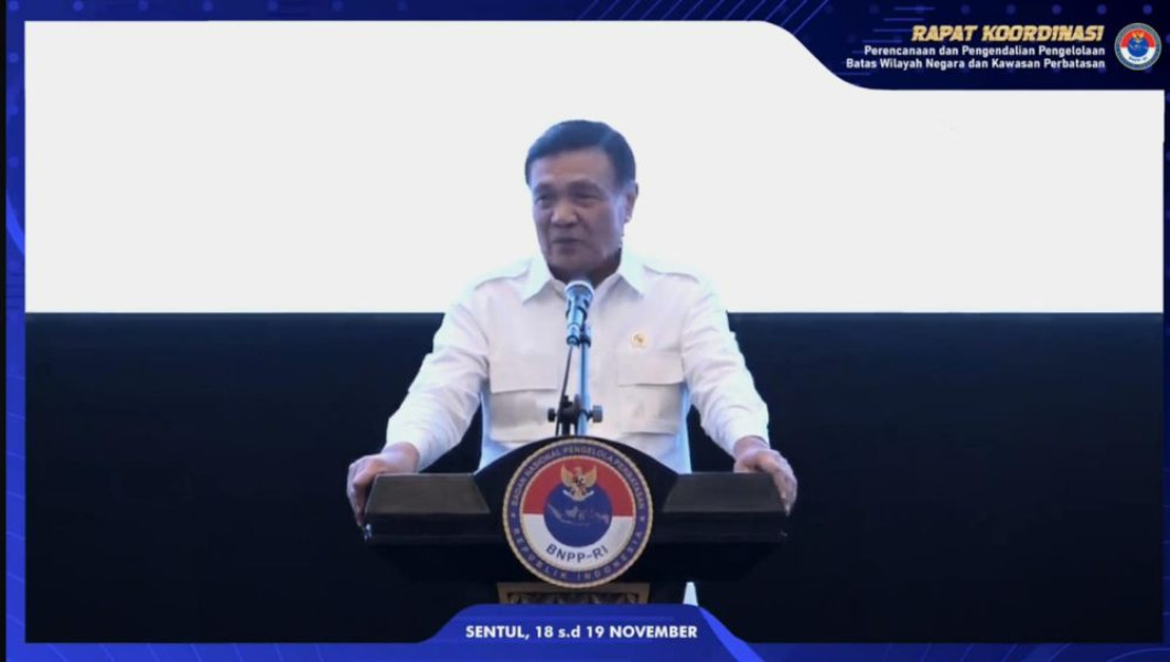 Didepan Plt Gubri, Menko Polkam Tegaskan Pembangunan Daerah Perbatasan Prioritas Utama