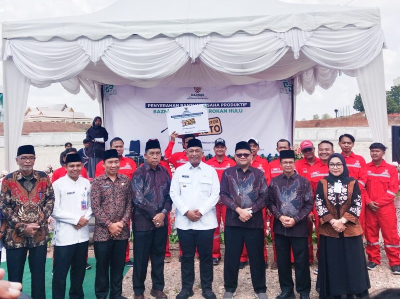 BAZNAS Rohul Luncurkan Bengkel Z-Auto, 13 Mustahiq Dibina Jadi Muzakki Lewat Usaha Produktif