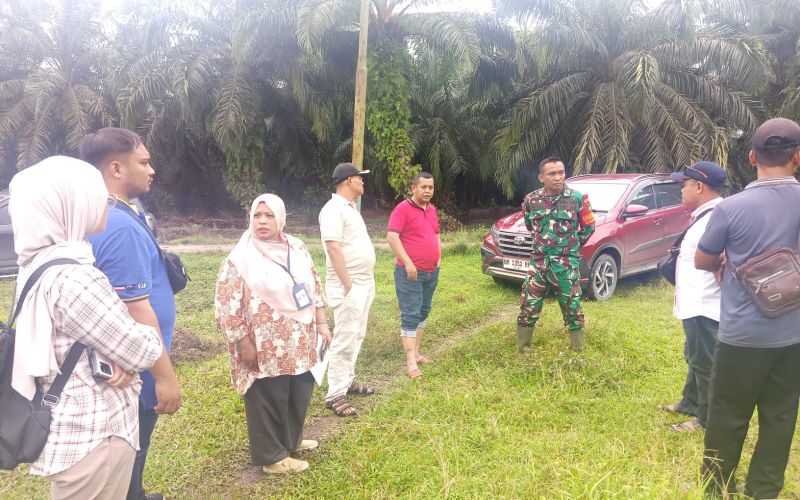 Kodim 0320 Dumai Kawal Peninjauan Lahan KDKMP di Kelurahan Bagan Keladi