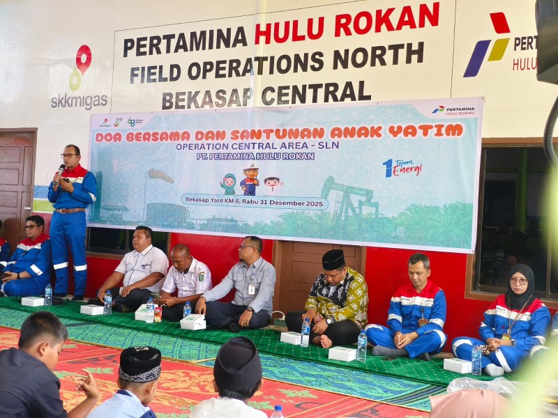 Wujud Syukur dan Kepedulian, PHR Santuni Anak Yatim dan Doa Bersama di Bekasap