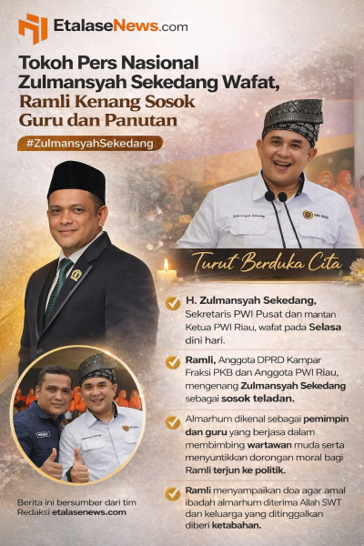 Tokoh Pers Nasional Zulmansyah Sekedang Wafat, Ramli Kenang Sosok Guru dan Panutan