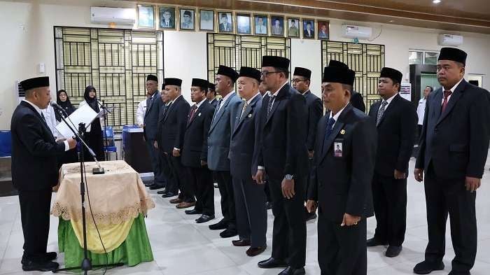 15 Kepala KUA Kampar Dilantik, Kemenag Riau Tegaskan Nikah di KUA Gratis