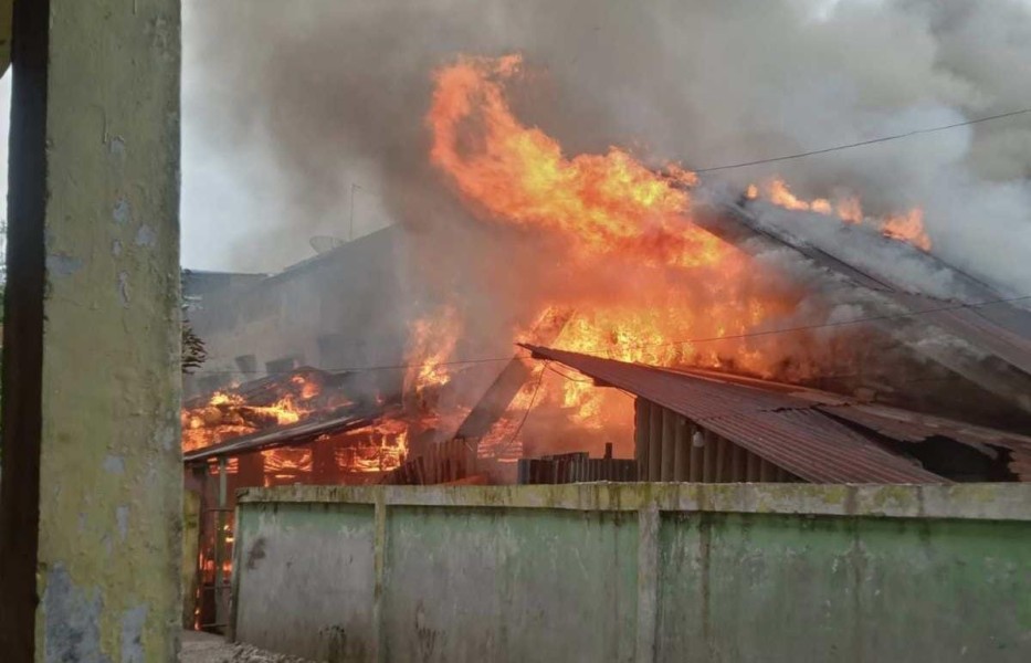 Rumah Warga di Kecamatan Sail Ludes Terbakar, Kerugian Capai Setengah Miliar Rupiah