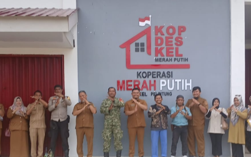 Kodim 0320/Dumai Dampingi Kunjungan Kepala Dinas Koperasi ke KDKMP Pelintung