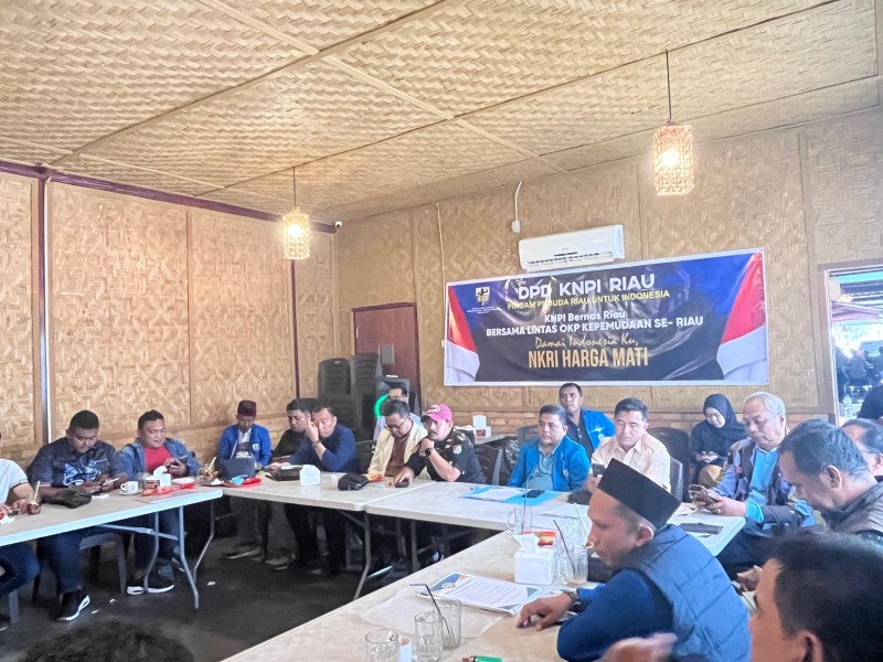 DPD KNPI Riau Gelar Diskusi dan Deklarasi Pemuda Hadapi Dinamika Kebangsaan