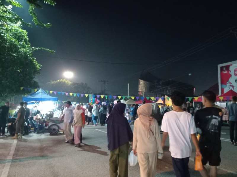 Car Free Night Bengkalis Dipadati Warga, Malam Pergantian Tahun Berlangsung Meriah