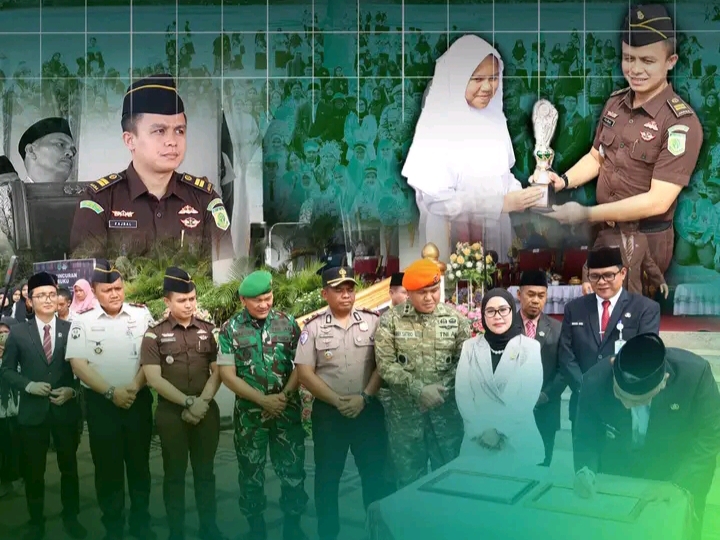 Kehadiran Kejari Rokan Hulu Warnai Upacara Hardiknas 2026, Perkuat Sinergi Dunia Pendidikan
